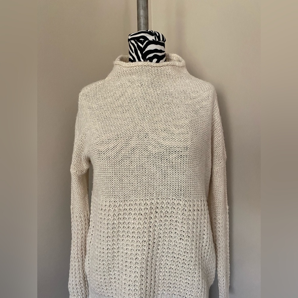 Cream knit sweater
